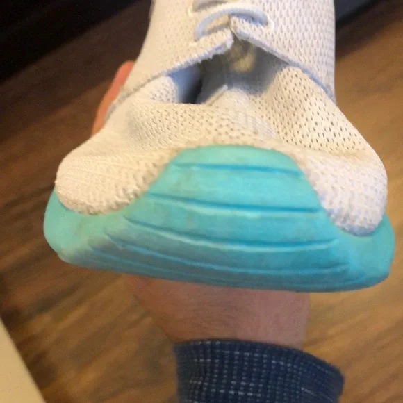 Nike Roshe Run Men’s Shoes - Light Gray/Teal, Size 8 (Fits Women’s Size 9.5) - Picture 8 of 10